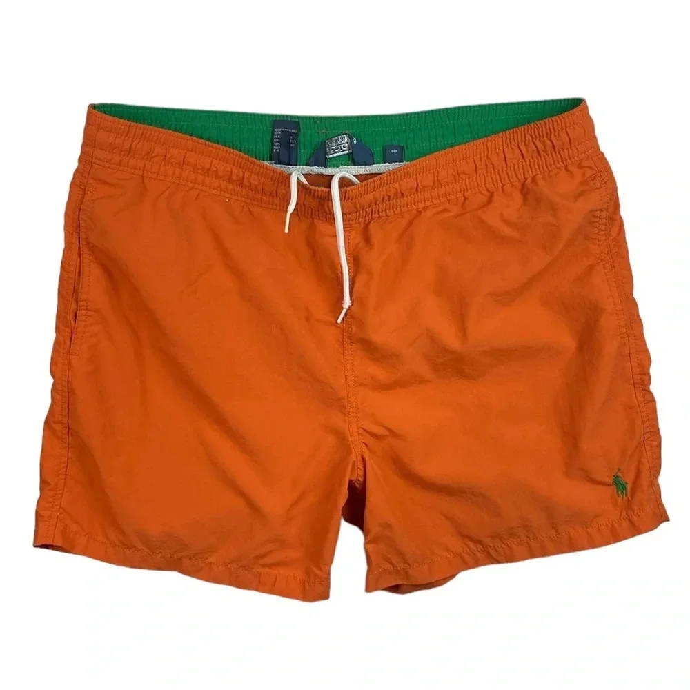 SH588 Mens Polo Ralph Lauren Designer Beach Swim Trunks M
